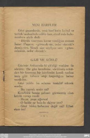 Gâzı Ve Köylü