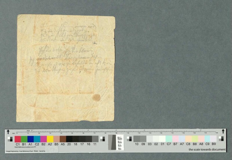 Blumen, Blumen immer nur; Ich bin die rothe, Sie ist die
                              blaue, [Rollengedicht für Hildegard und Hildegunde von Laßberg zum
                              Geburtstag ihrer Mutter Jenny von Laßberg am 2. Juni 1842 oder 1844],
                              Entwurf