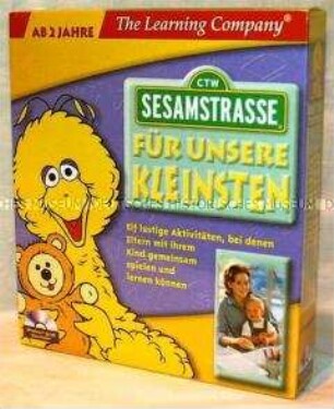 CD-ROM mit Lernsoftware für Kinder "Sesamstraße, Für unsere Kleinsten", Originalverpackung, ungeöffnet