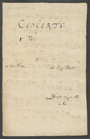 Konzerte; cemb, strings; F-Dur; IesP I 52