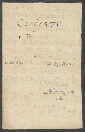 Konzerte; cemb, strings; F-Dur; IesP I 52