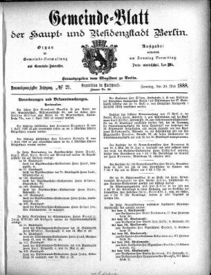 1888,21: No. 21, 20. Mai 1888