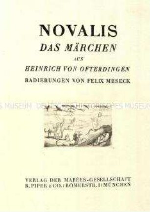 Roman von Friedrich von Hardenberg. (Novalis)