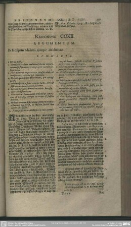 Responsum CCXII.