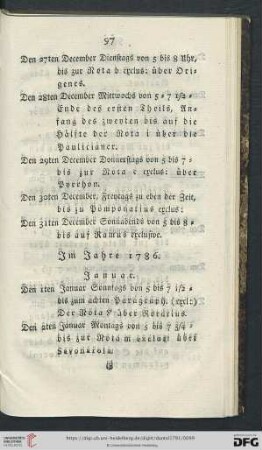 Im Jahre 1786