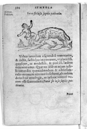 Furor sit laesa saepius patientia.
