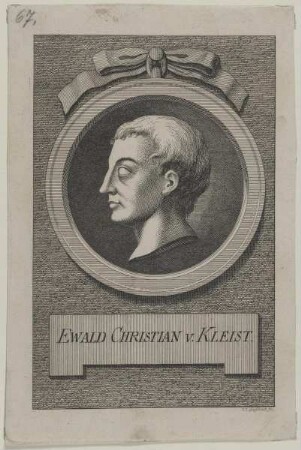 Bildnis des Ewald Christian v. Kleist