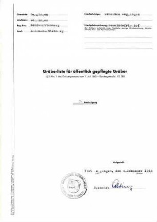Gemeindefriedhof Deggingen