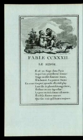 Fable CCXXXII. Le Singe.