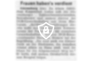 Frauen haben´s verdient