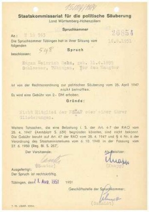 Belz, Eugen Heinrich