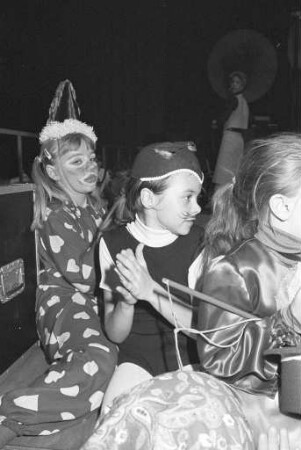 Kindermaskenball in der Gartenhalle, veranstaltet vom Festausschuss Karlsruher Fastnacht FKF