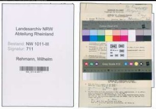 Entnazifizierung Wilhelm Rehmann , geb. 13.02.1899 (Pfarrer)