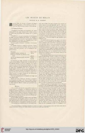 Les Musées de Berlin: discours de M. Mommsen