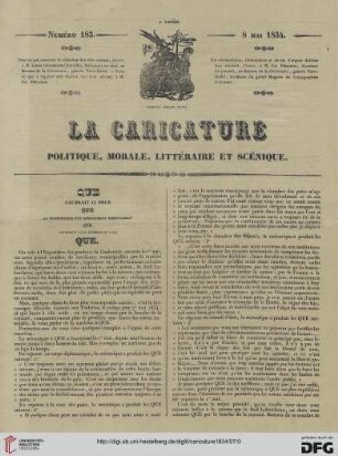 Numéro 183 (8 Mai 1834)