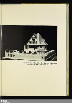 Landhaus des Reg.-Rat Dr. Breger, Nicolassee