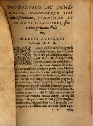 L. Apvleii Madavrensis Philosophi Platonici Opera, quae quidem extant, omnia : & in primis De Asino Avreo Libri XI, [1,1]