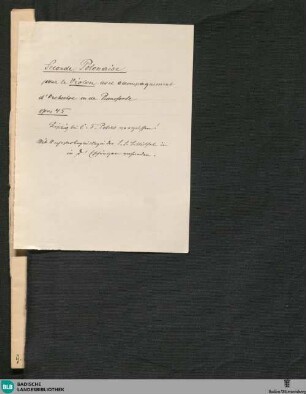 Polonaises. Arr - JWK Mus.Ms. 257 : pf 4 hands; E; op. 45, StrK op. 45