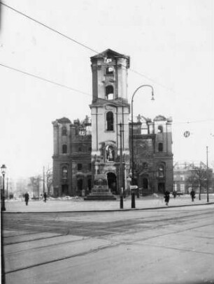 Zerstörte Johanniskirche, Blickrichtung Osten
