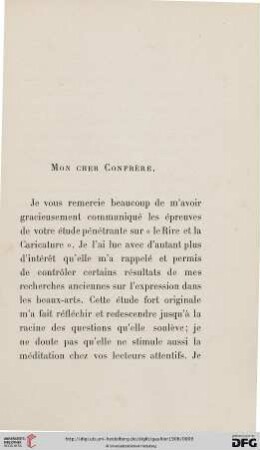 Mon cher confrère [Préface]