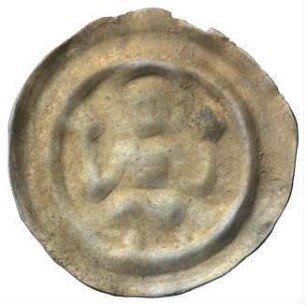 Fundmünze, Brakteat, 1254 - 1295