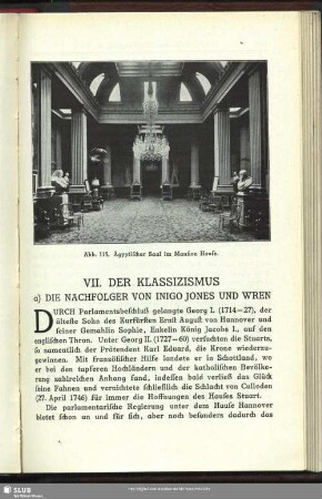 VII. Der Klassizismus