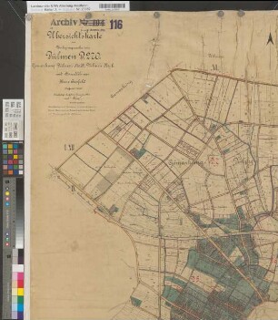 Dülmen, Stadt und Kspl., Haus Dülmen (Dülmen), Umlegung Dülmen, Übersichtskarte