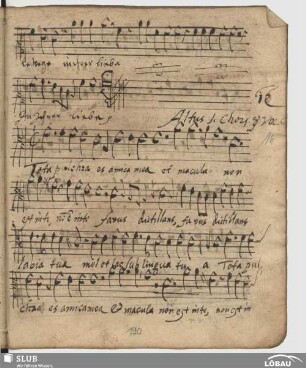 16. Gesius, Bartholomäus: Tota pulchra es