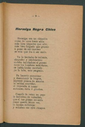 Hormiga Negra chico