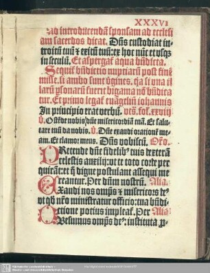 Ad introducenda[m] sponsam in ecclesiam. Benedictio nuptiaru[m] post missam