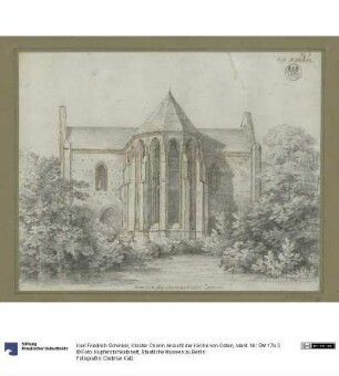Kloster Chorin. Ansicht der Kirche von Osten