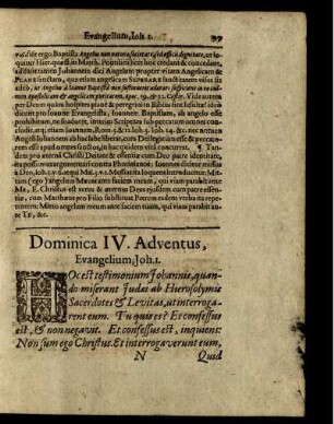 Dominica IV. Adventus