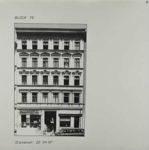Fotografie: Oranienstr. 20