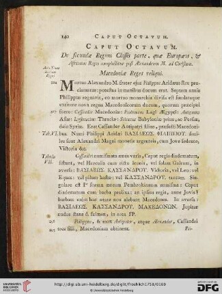 Caput Octavum