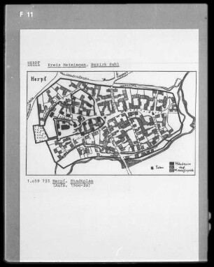 Herpf, Stadtplan