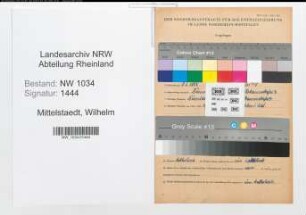 Entnazifizierung Wilhelm Mittelstaedt , geb. 00.00.0000 (Hauptmann)