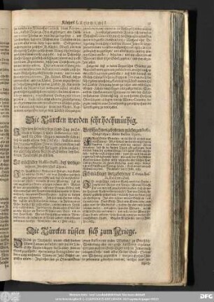Die Türcken werden sehr hochmüthig.