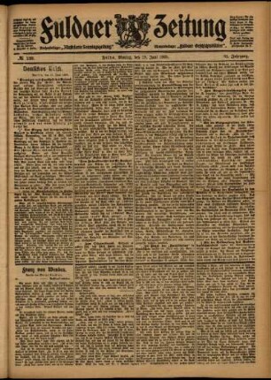 Ausgabe vom Montag, den 19. Juni 1905.