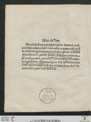 [Hilarius de Trinitate (Poitiers)]