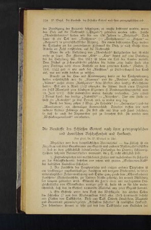 Die Baustoffe des Schlosses Gottorf nach ihrer petrographischen und chemischen Beschaffenheit und Herkunft.
