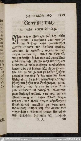 Vorerinnerung zu dieser neuen Auflage