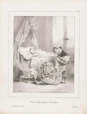 Le mari dehors, la femme à la maison