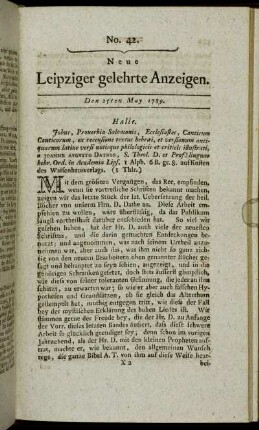 No. 42. Den 25ten May 1789.