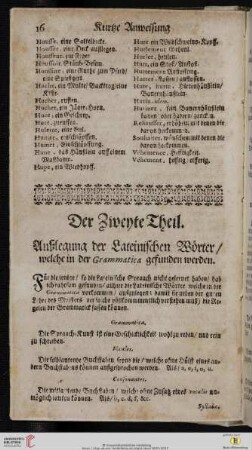 Der Zweyte Theil