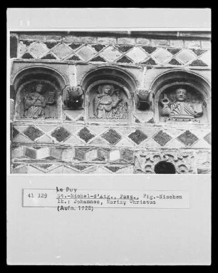 Pantokrator, Erzengel Michael und Heiliger Petrus