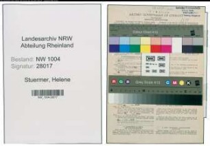 Entnazifizierung Helene Stuermer , geb. 19.02.1921 (Kaufm.Angestellte)