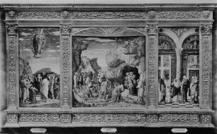 Triptychon - Himmelfahrt, Anbetung und Beschneidung