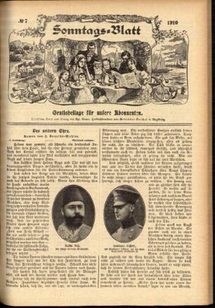 Ausgabe vom Sonntag, den 13. Februar 1910.