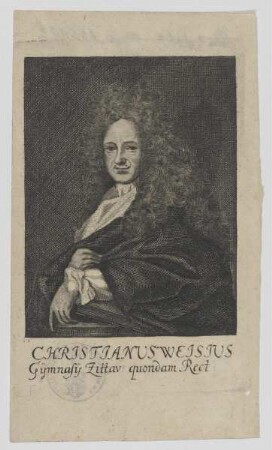 Bildnis des Christianus Weisius
