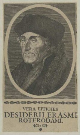 Bildnis des Desiderius Erasmus Roterodamus